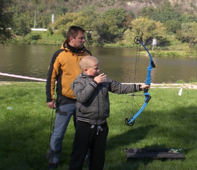 Slaňování Branického mostu - výhra v Amos Tour