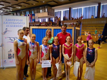 Naše úspěšné gymnastky a gymnasta