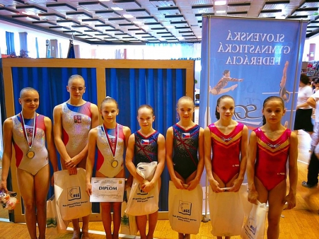 Naše úspěšné gymnastky a gymnasta